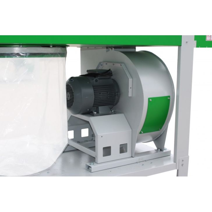 HOLZING RLA S 200 zāģu skaidu ekstrakcija, 5500W, 6500 m³/h