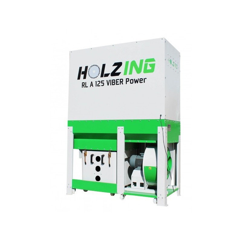 Skaidu nosūcējs HOLZING RLA 125 VIBER Power SAFE, 3000W, 4500 m³/h