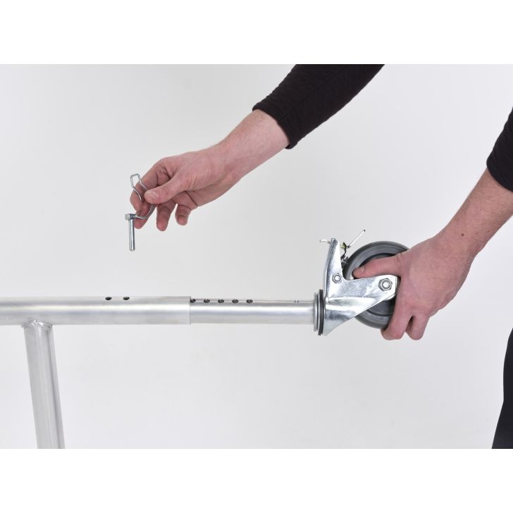 Алюминиевая передвижная вышка RS 34 (рабочая высота 5,80 м Модуль 1+2+3