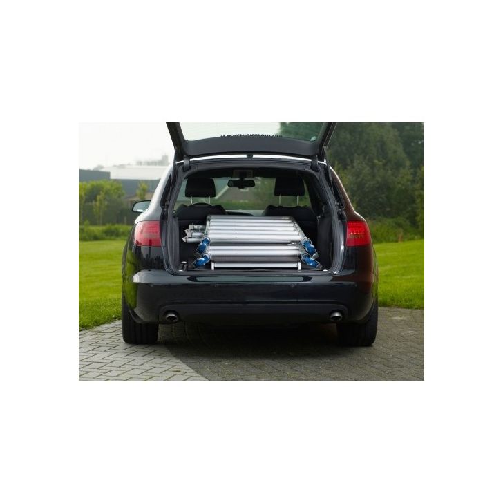 Alumīnija mobilais tornis RS 34 (darba augstums 7.80 m) Modul  1+2+3+3