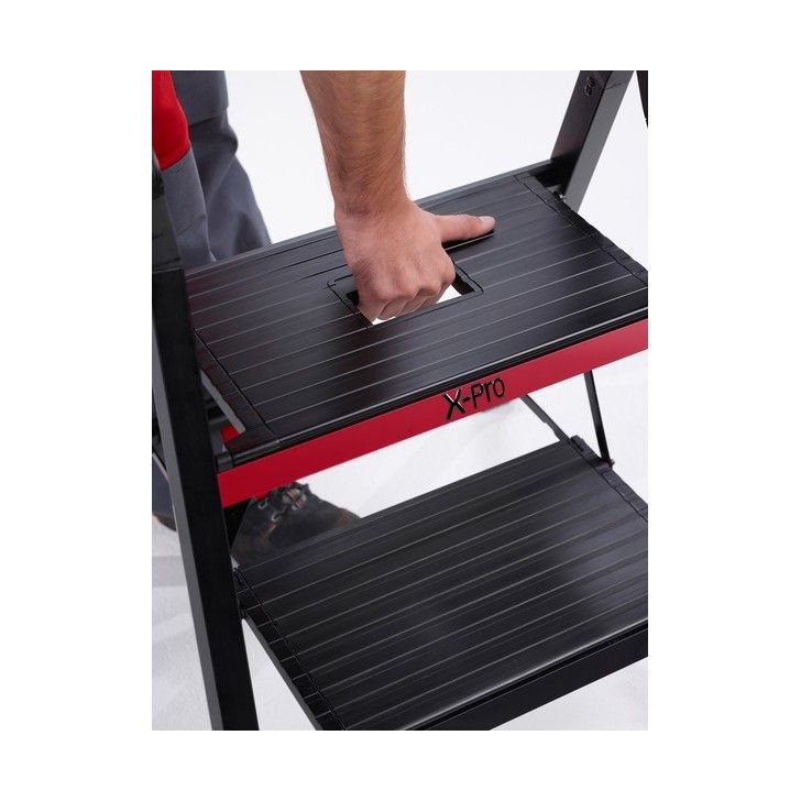Multi-functional ladder X-Pro (2 steps)