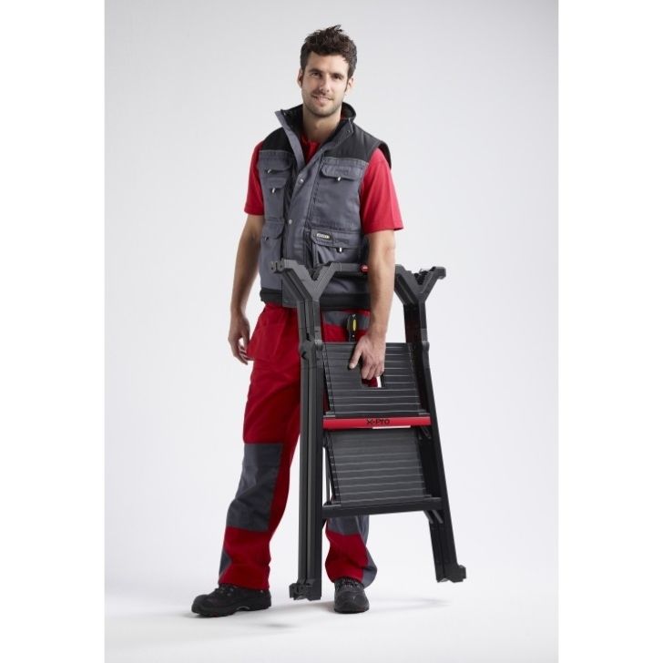 Multi-functional ladder X-Pro (2 steps)