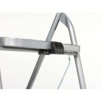 Ladder Cromato Silver 3-plus (3 steps)