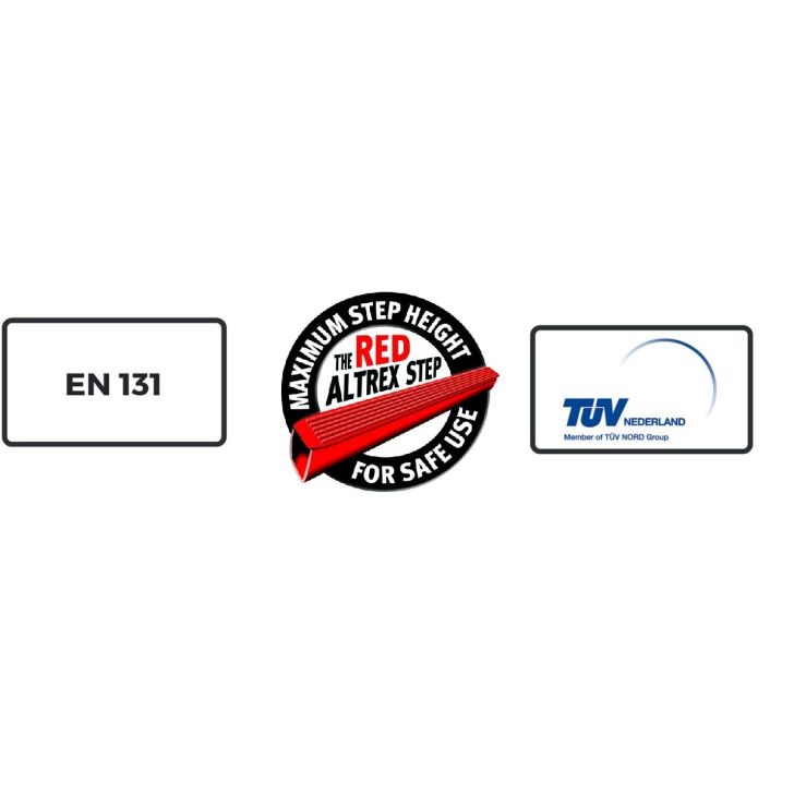 Daudzfunkcionālas saliekamās kāpnes Varitrex Plus