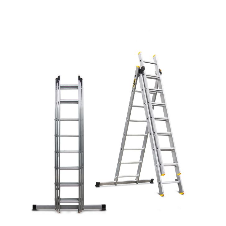 Three-part multifunctional ladder DRABEST PRO 3x8