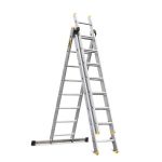 Three-part multifunctional ladder DRABEST PRO 3x8
