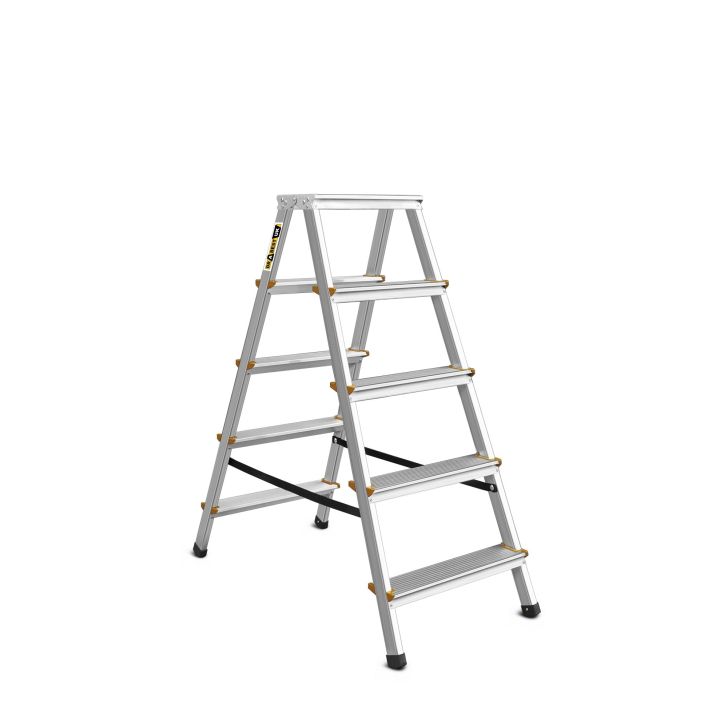 Double-sided aluminum ladder DRABEST DD5