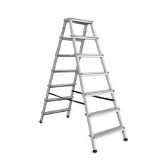 Double-sided aluminum ladder DRABEST DD7