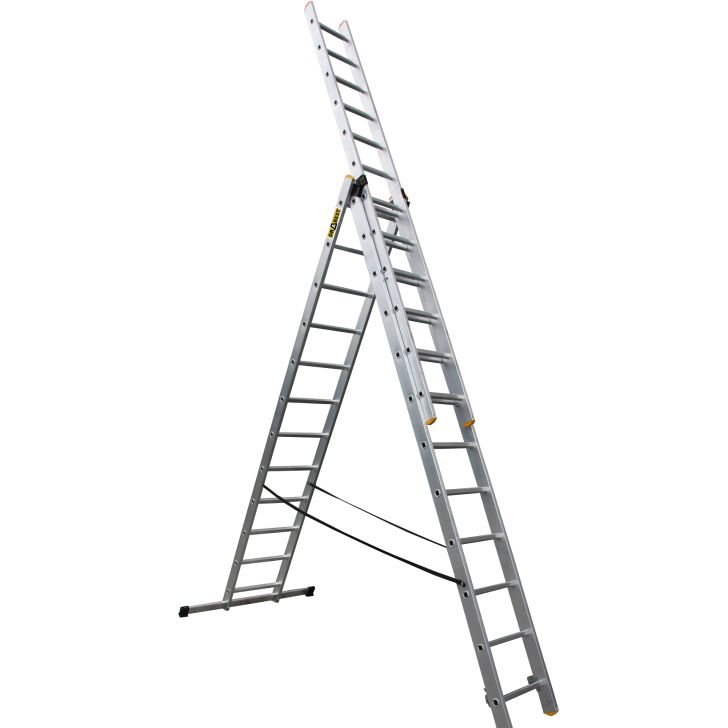 Three-part multifunctional ladder DRABEST PRO 3x12