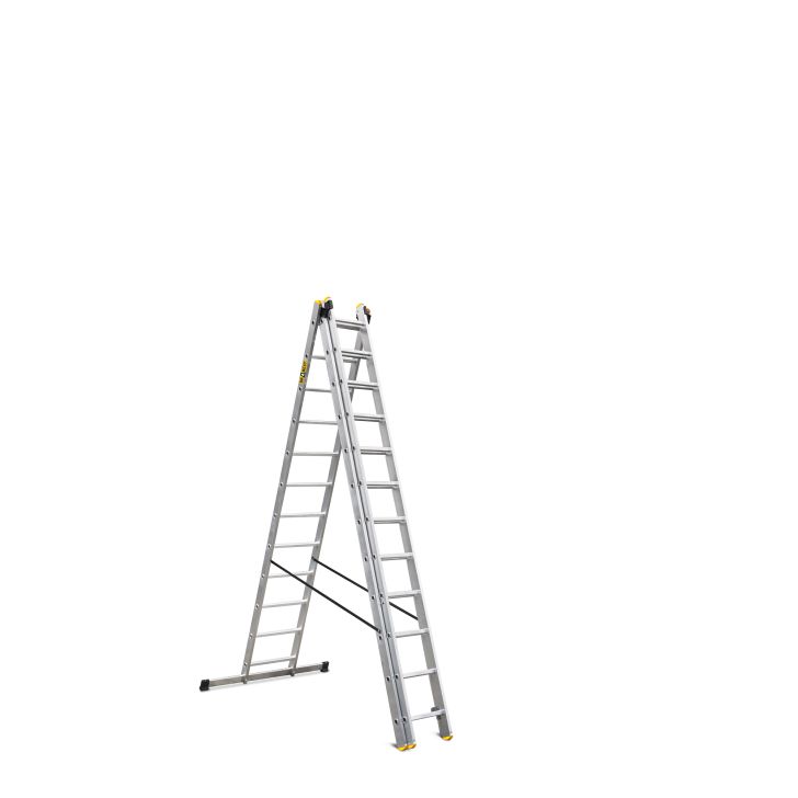 Three-part multifunctional ladder DRABEST PRO 3x12