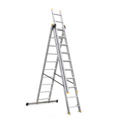 Three-part multifunctional ladder DRABEST PRO 3x10