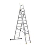 Three-part multifunctional ladder DRABEST PRO 3x10