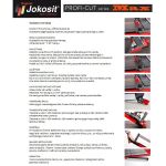 Tile cutting device JOKOSIT PROFI CUT MAX (900 mm)