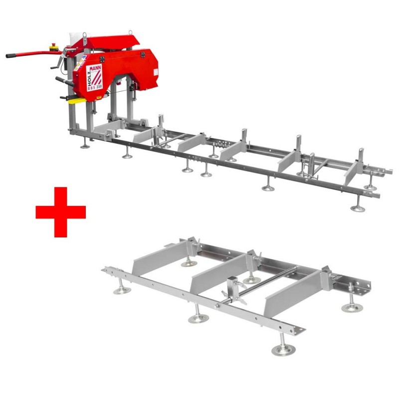 Horizontālais lentzāģis Holzmann BBS 350 (400V) + Pagarinājums 1,5m