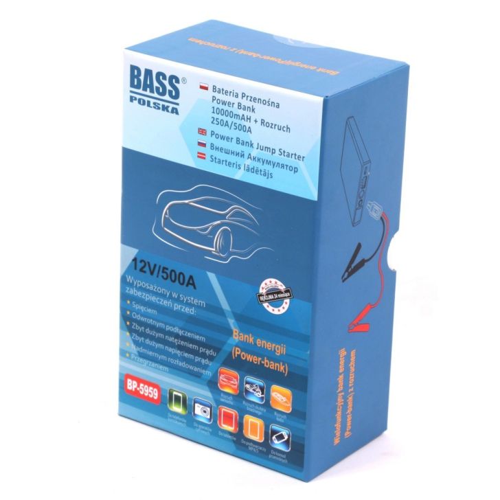 Charger 250A/500A and battery 10000mAh