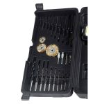 Cordless drill 20 V, with 94-piece accessory set.