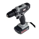 Cordless drill 20 V, with 94-piece accessory set.