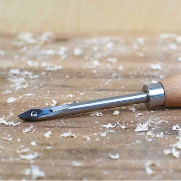 Virpošanas kaltu komplekts ar maināmiem rezerves asmeņiem 3 gab