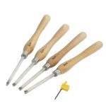 Virpošanas kaltu komplekts ar maināmiem rezerves asmeņiem 4 gab