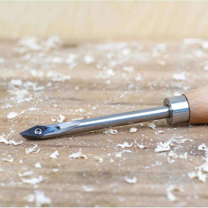 Virpošanas kaltu komplekts ar maināmiem rezerves asmeņiem 4 gab