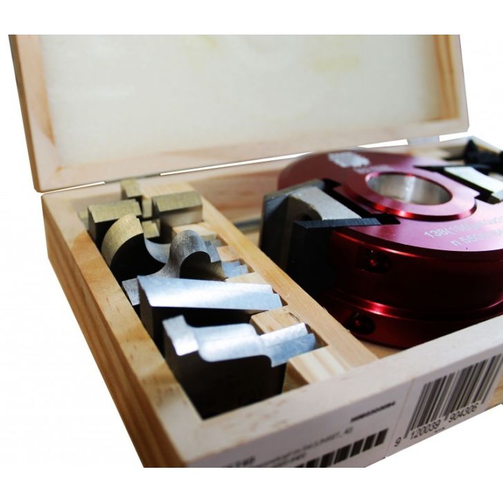 Frēzgalva ar nažu komplektu Holzmann UNISET40