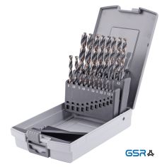 Drill PowerSpike 19 pieces HSSG 1 - 10 mm