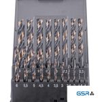 Drill PowerSpike 19 pieces HSSG 1 - 10 mm