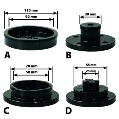 Box with 4 jaws for separation
