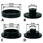 Box with 4 jaws for separation