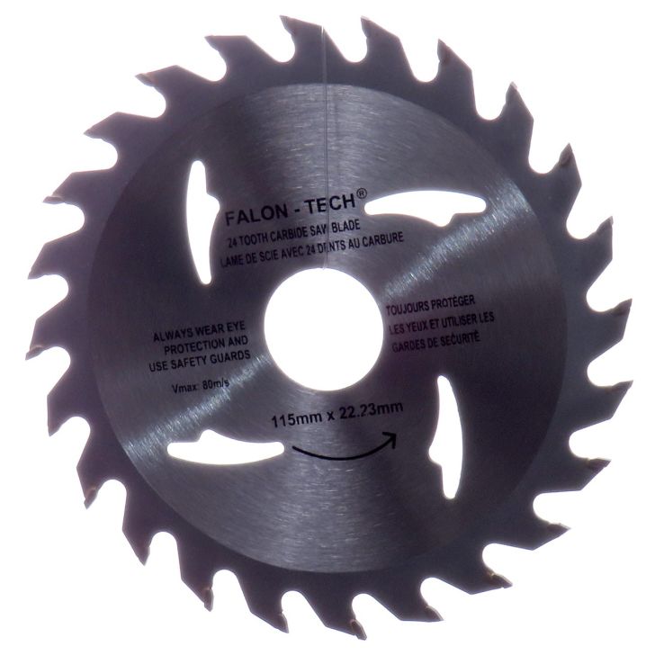 Saw blade for wood 115 mm x 22.2x 24T