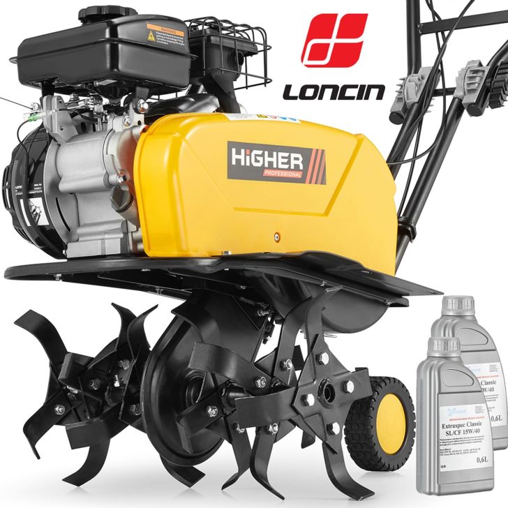 Petrol cultivator, aerator HIGHER 43cm 79cc LONCIN engine