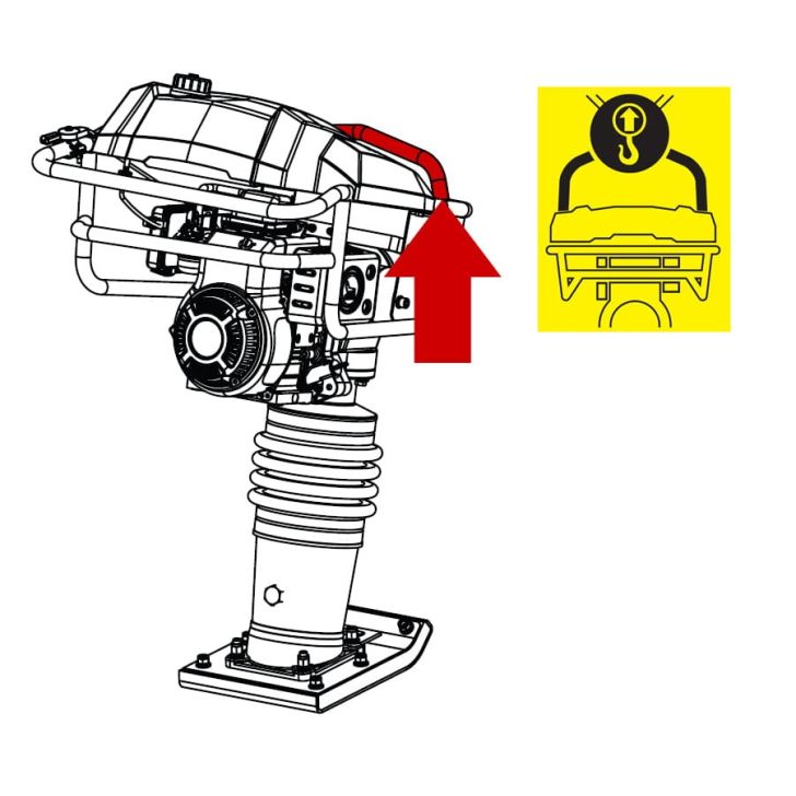 Vibrating stand HIGHER 80kg