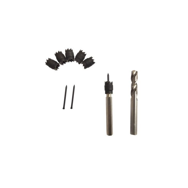 Punktu metinašānas urbju kompl. (9gab)