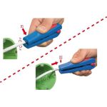 Cable stripping tool - for coaxial and conventional Combi-coaxial system No. 3, 4.8-7.5 mm