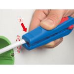 Cable stripping tool - for coaxial and conventional Combi-coaxial system No. 3, 4.8-7.5 mm