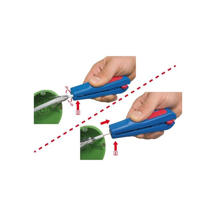 Kabeļu noņemšanas instruments - koaksiālajai un parastajai Combi-koaksiālajai sistēmai Nr. 3, 4,8–7,5 mm