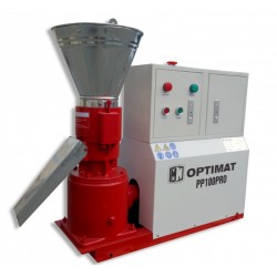 Granulator Optimat PP100PRO ar korpusu 100 kg/h - Ø120 mm, 3kW m³/h