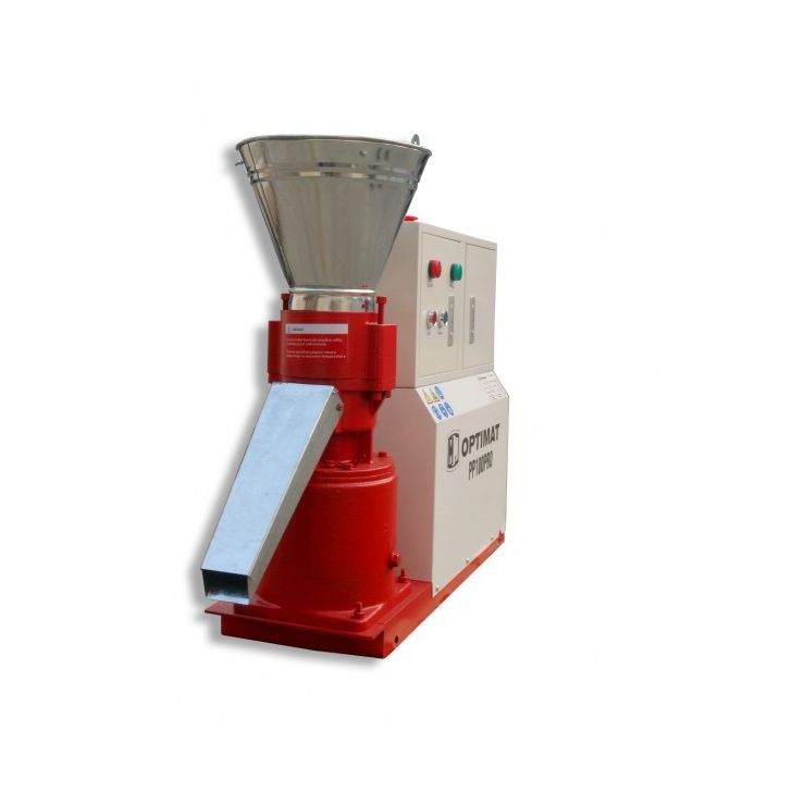 Granulator Optimat PP100PRO ar korpusu 100 kg/h - Ø120 mm, 3kW m³/h