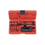 Chain breaker and riveting tool