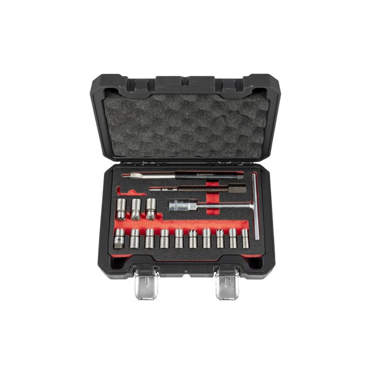 17 pcs. Diesel Injector Seat Cutter Set