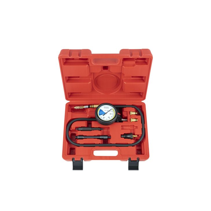 Cylinder leakage tester with adapter