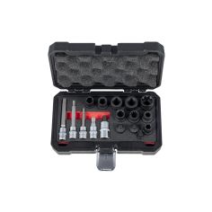 17pcs Brake Caliper Socket & Bit Set