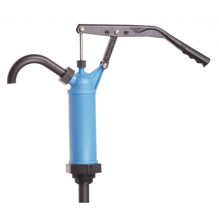 Manual telescoping pump