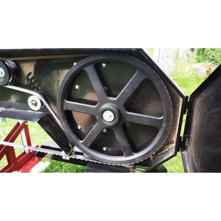 Horizontal band saw OPTIMAT TMG 660S with petrol engine