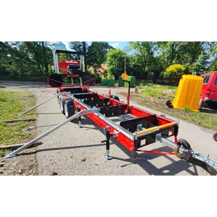 Horizontal band saw OPTIMAT TMG 910 with petrol engine