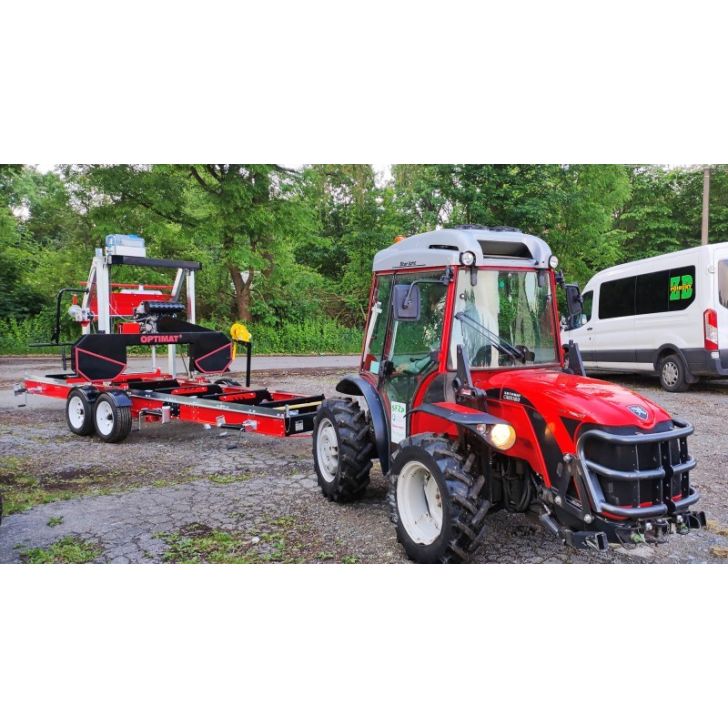 Горизонтальная ленточная пила OPTIMAT TMG 910 с бензиновым двигателем