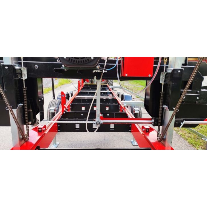 Горизонтальная ленточная пила OPTIMAT TMG 910 с бензиновым двигателем