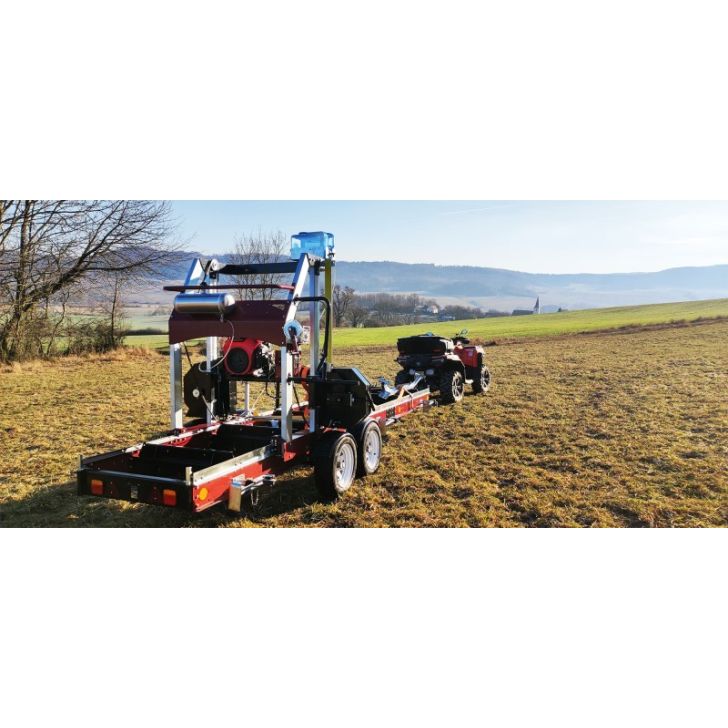 Горизонтальная ленточная пила OPTIMAT TMG 910 с бензиновым двигателем