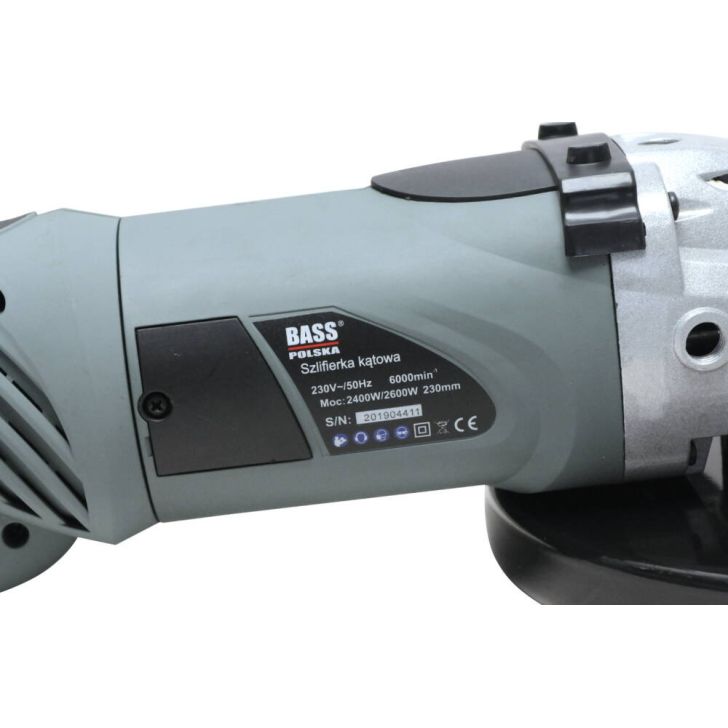 Leņķa slīpmašīna 2200W 230mm