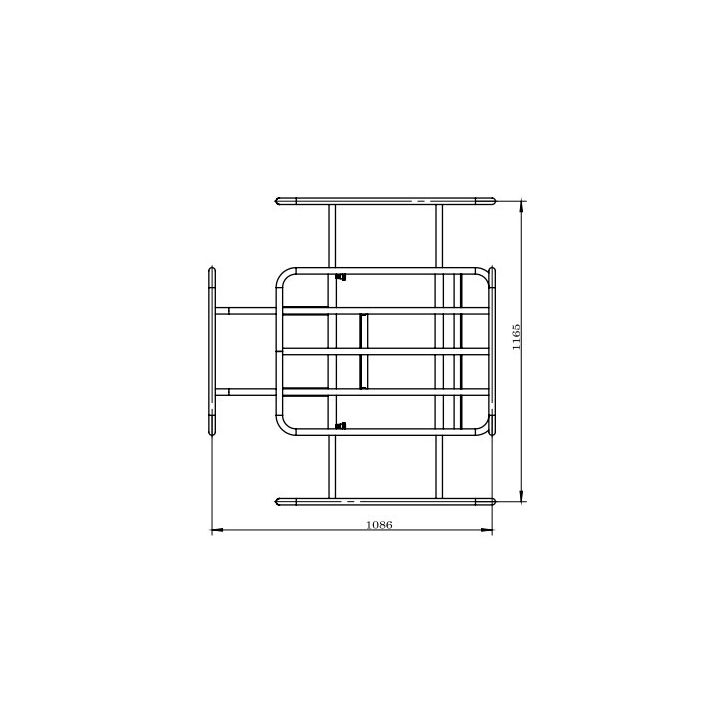 Tubular frame Zipper EWB150-100LTR